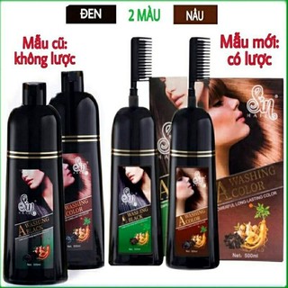 [ CHÍNH HÃNG ] dầu gội đen tóc SIN HAIR 500ml