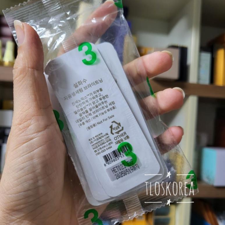 Combo 10 Gói Serum Sulwhasoo Dưỡng Trắng Cao Cấp Snowise Brightening Serum