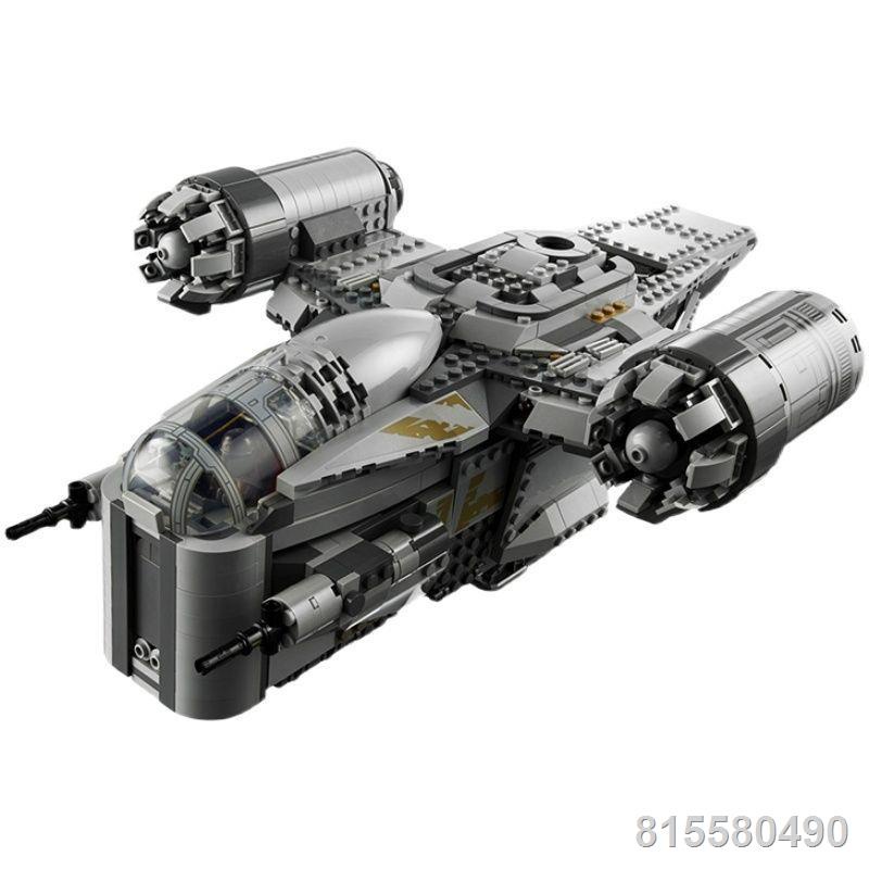 Tương thích với LEGO Star Wars The Mandalorian Razor Crown Tàu vũ trụ Dao cạo Khối xây dựng Đồ chơi xếp hình