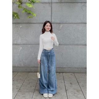 Áo thun croptop cổ lọ - . - Aothuncaoco247_P7K7