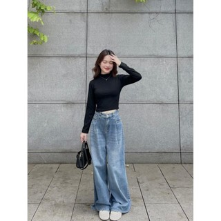 Áo thun croptop cổ lọ - . - Aothuncaoco247_P7K7