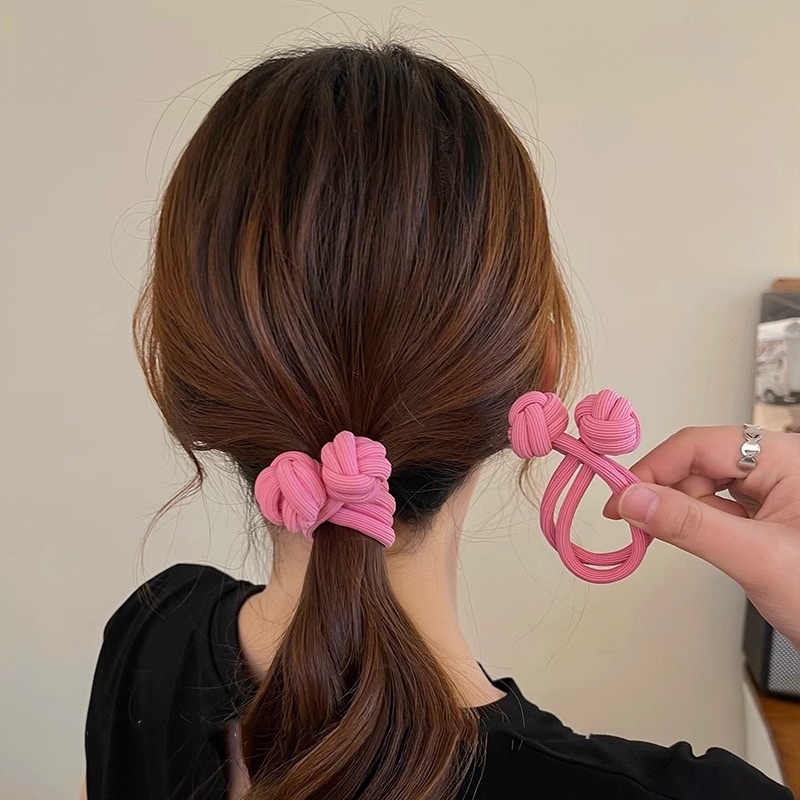 Dây buộc tóc cao su co giãn phong cách thời trang
