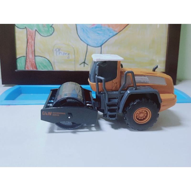 Đồ chơi xe công trình, xe cẩu, máy xúc, xe thang,xe lu nhựa abs nguyên sinh