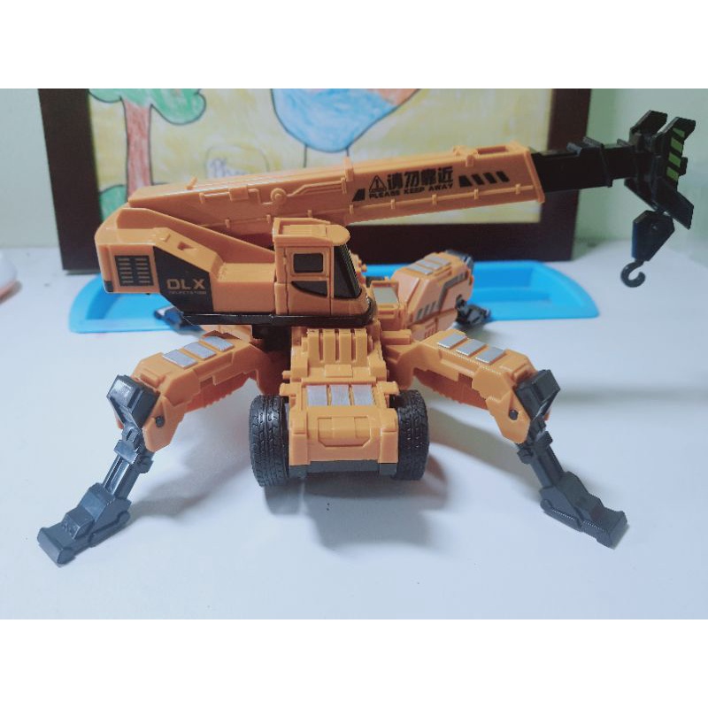 Đồ chơi xe công trình, xe cẩu, máy xúc, xe thang,xe lu nhựa abs nguyên sinh