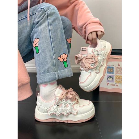 Giày Thể Thao Đế Dày Chống Trượt Thời Trang Mùa Thu Dành Cho Nữ