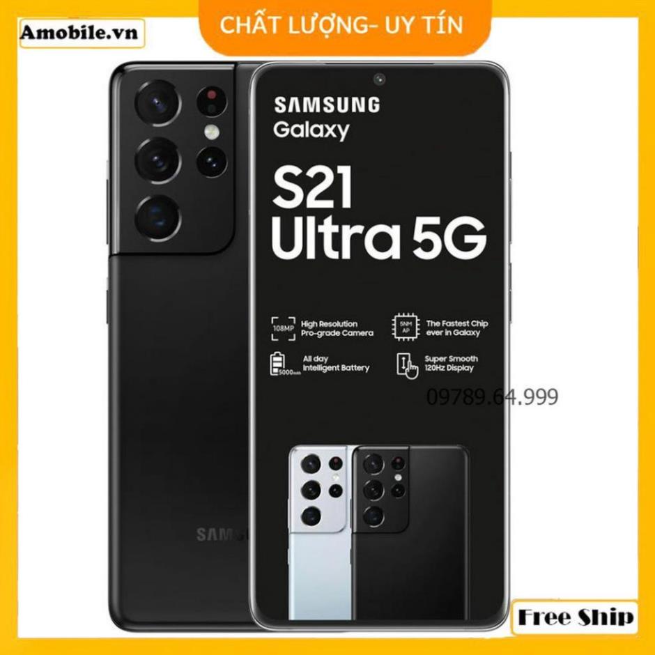 Điện Thoại Samsung Galaxy S21 Ultra 5G Ram12Gb/256Gb/ PIN 5000Mah máy đã qua sử dụng bao test đổi trả trong 7 ngày