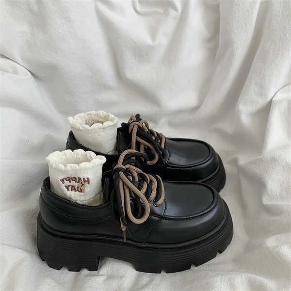 Giày Da Đế Dày Thời Trang Dành Cho Nữ