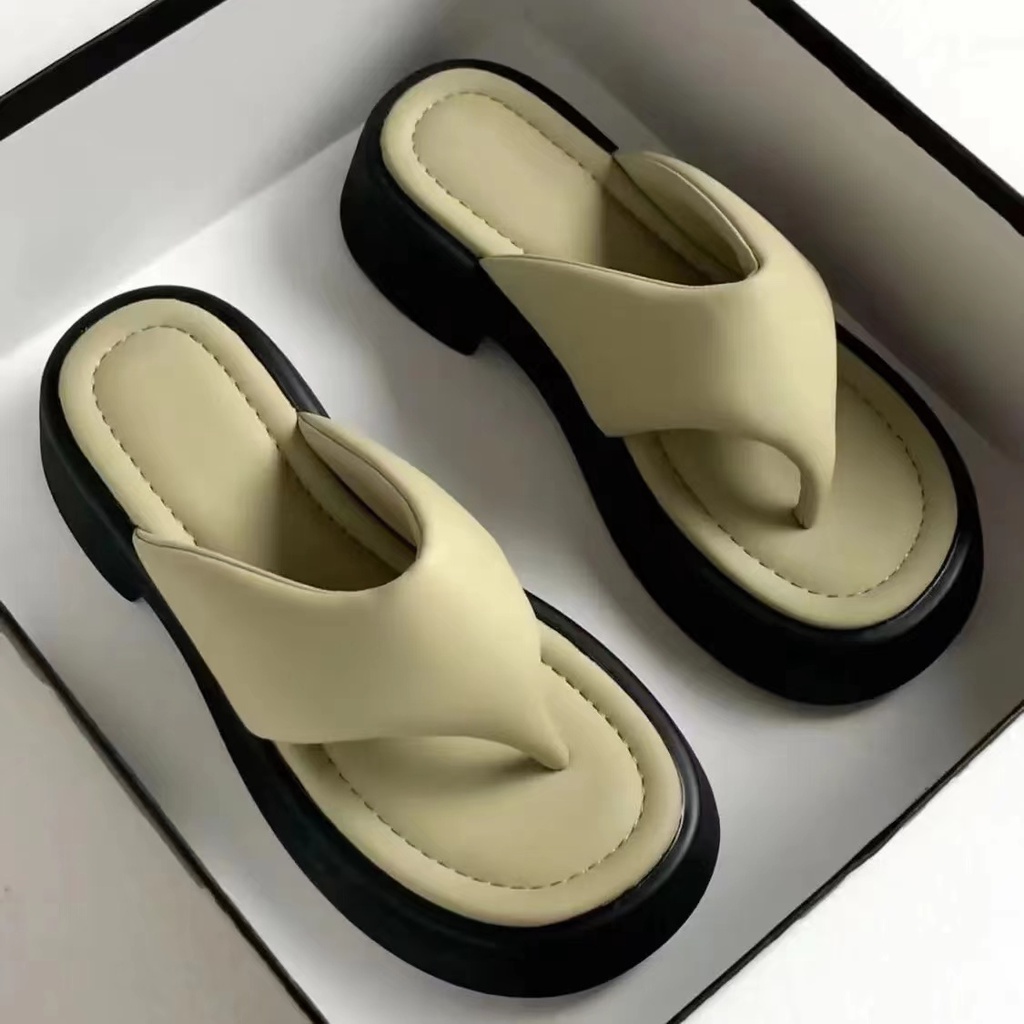 Dép Xỏ Ngón Đế Dày Thời Trang Dành Cho Nữ