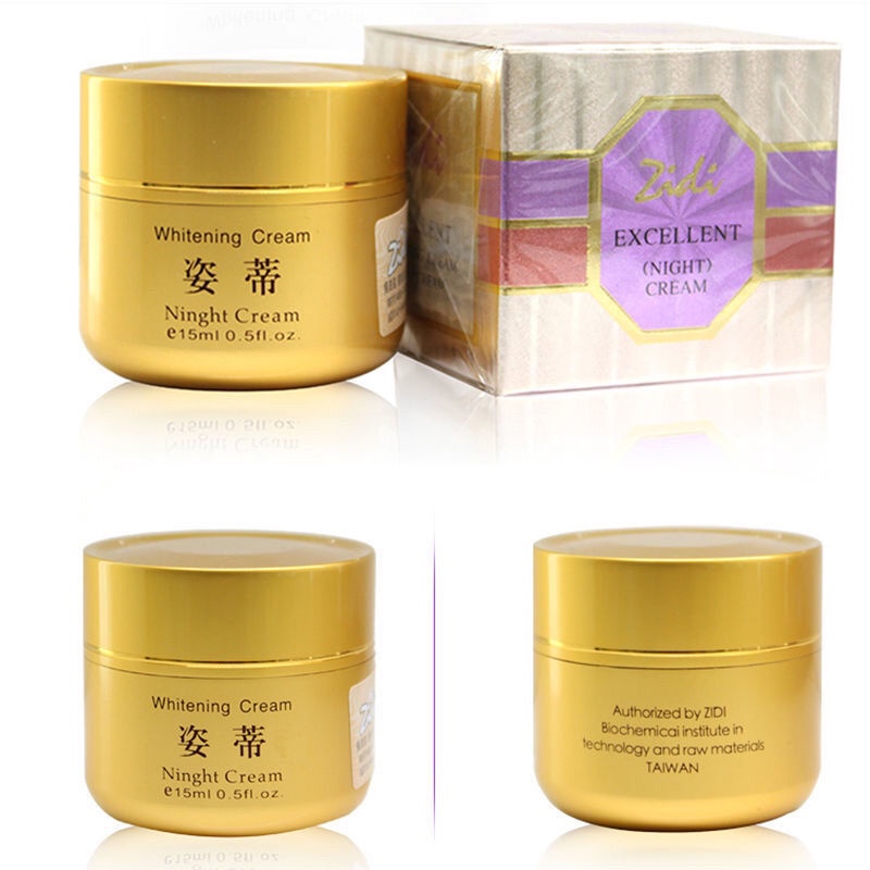 Đài Loan Kem Ban Ngày zidi Kem Dưỡng Trắng Ban Đêm Loại Bỏ Tàn Nhang Gói Cũ zidi