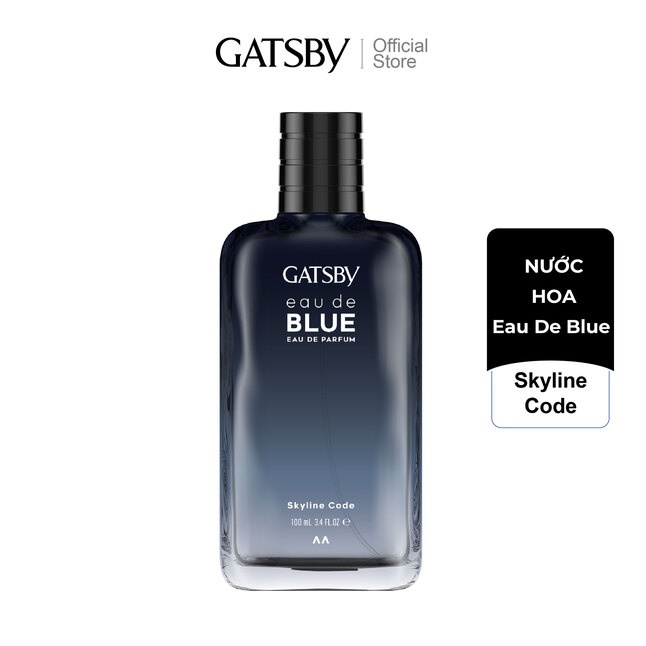 Nước hoa GATSBY EAU DE BLUE EAU DE PARFUM  Skyline Code 100ml Hương thảo mộc mạnh mẽ & bản lĩnh