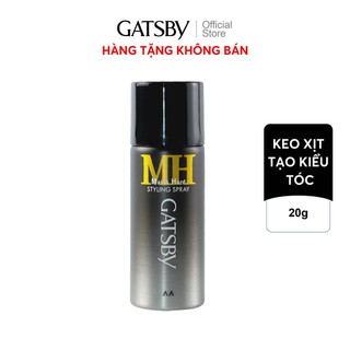 Keo xịt tạo kiểu tóc gatsby styling spray mat & hard 20g hsd :06/10/2024