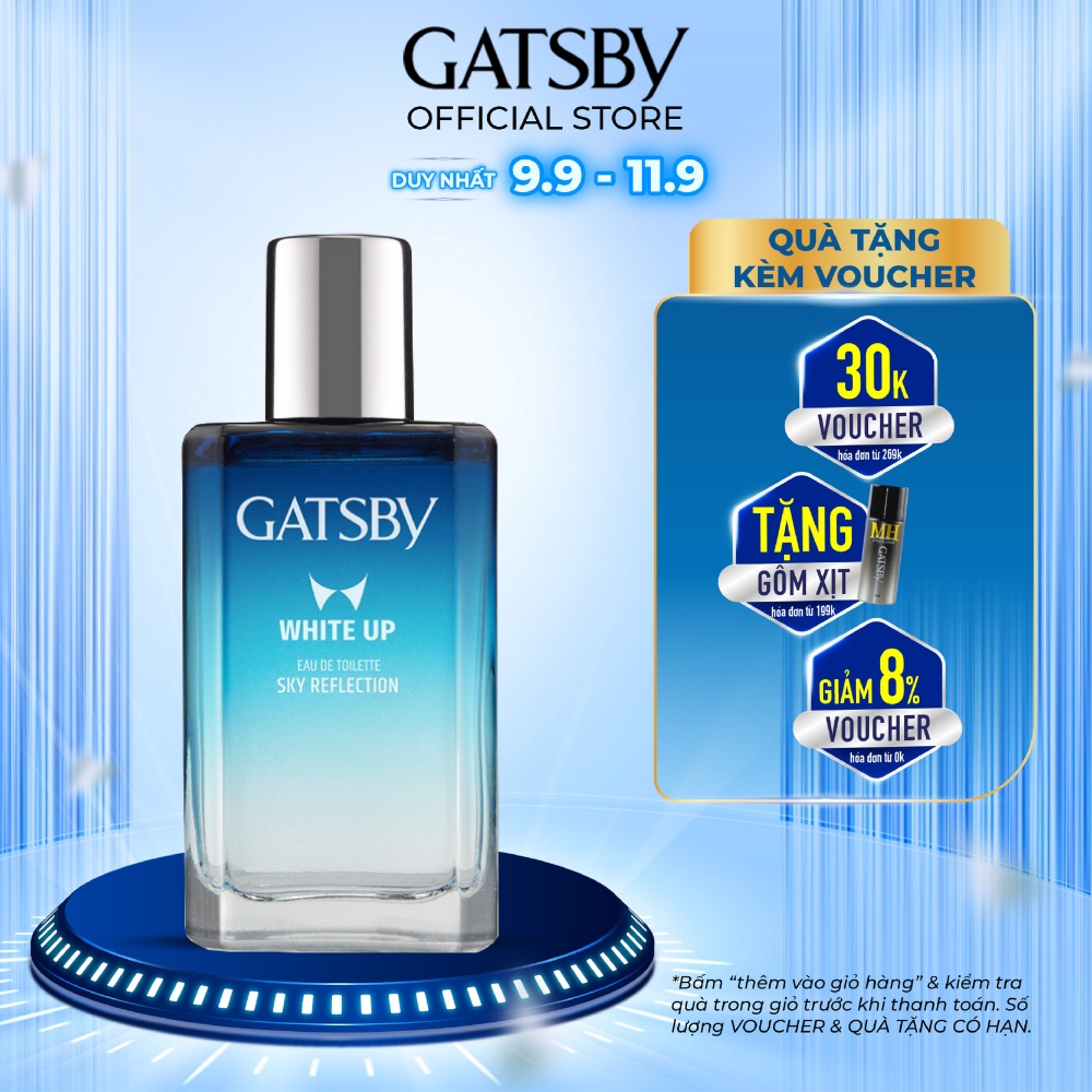 Nước Hoa GATSBY White Up Eau De Toilette Sky Reflection 50ml