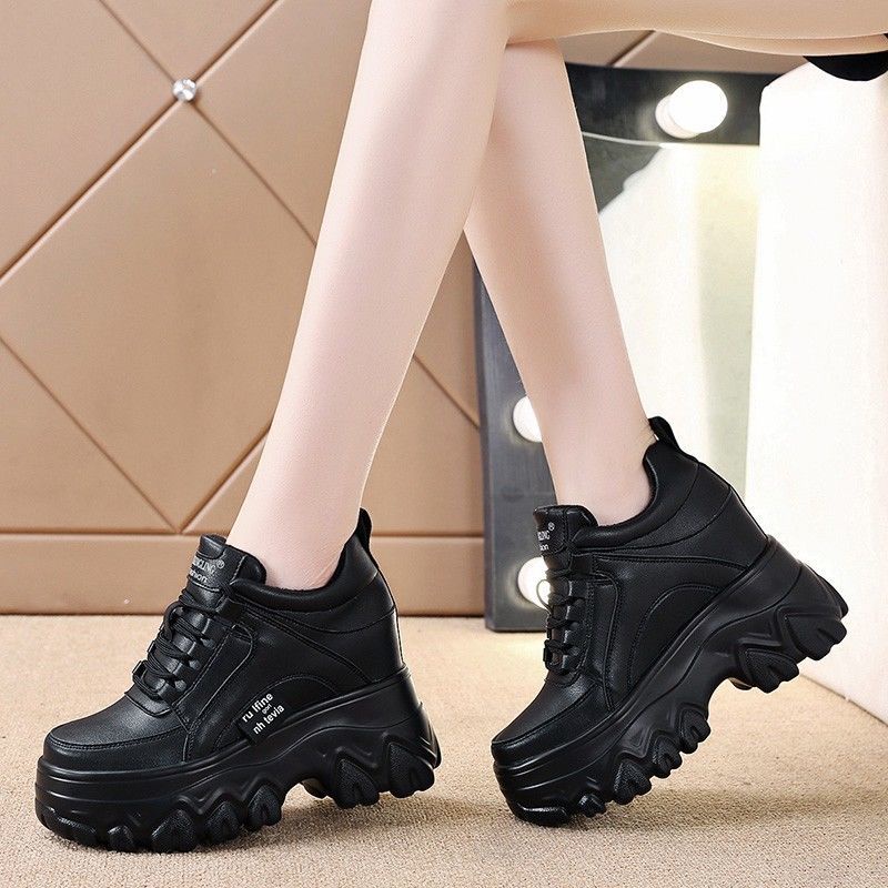 Giày Thể Thao Đế Dày 10cm Thời Trang Thu Đông Phong Cách Mới Cho Nữ 2022