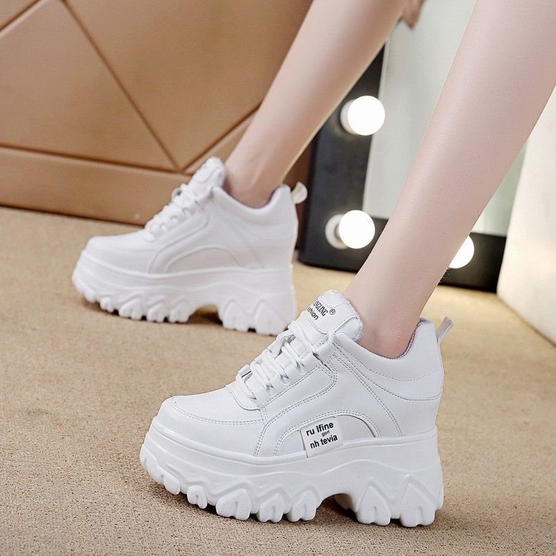 Giày Thể Thao Đế Dày 10cm Thời Trang Thu Đông Phong Cách Mới Cho Nữ 2022