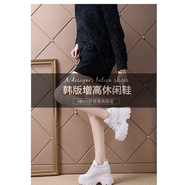 Giày Thể Thao Đế Dày 10cm Thời Trang Thu Đông Phong Cách Mới Cho Nữ 2022