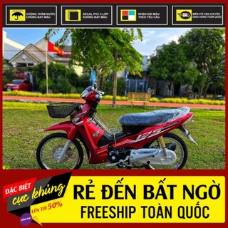 Tem rời wave 125 - mẫu đỏ đen