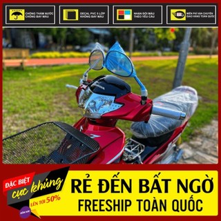 Tem rời WAVE 125 - Mẫu đỏ đen