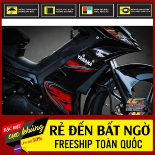 Tem rời mẫu spark đỏ đen cho exciter 2006-2010