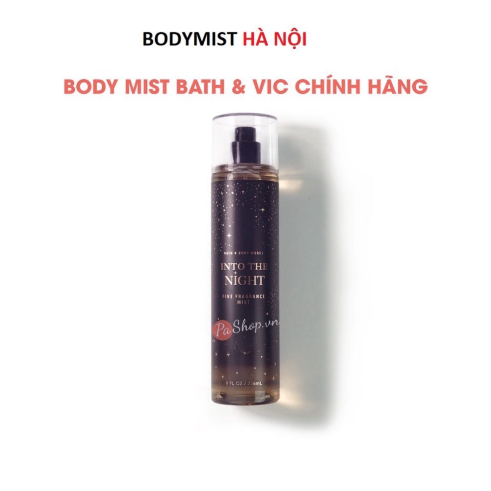 Body mist Into The Night xịt thơm toàn thân - nước hoa mini_qt