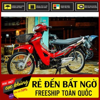Tem rời wave s125 - mẫu đỏ đen