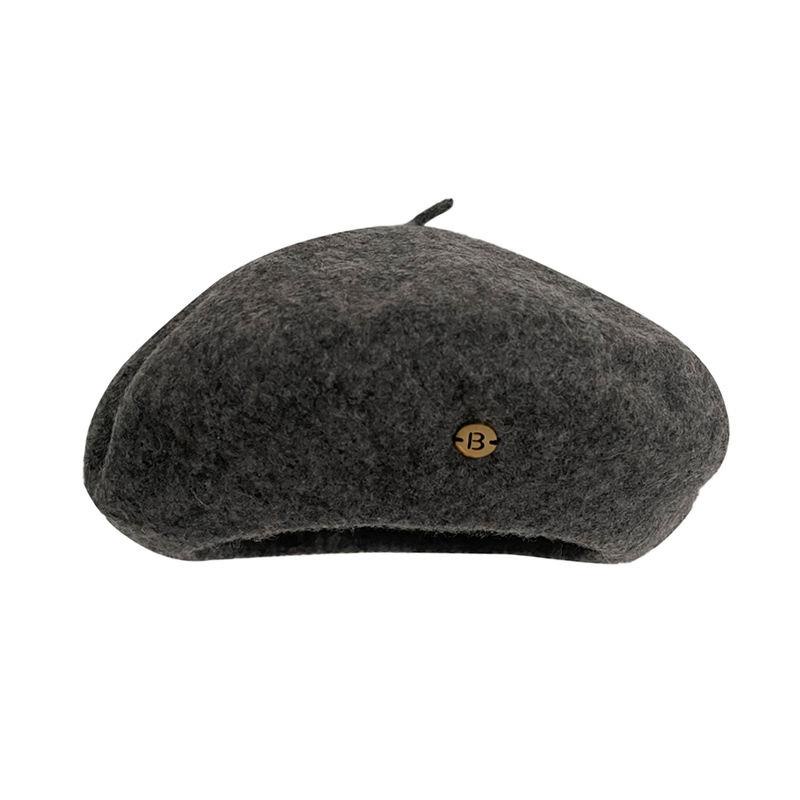 Mũ beret Len Màu Đen Dễ Phối Đồ Thời Trang Mùa Thu Đông Theo Phong Cách Hàn Quốc Cho Nữ