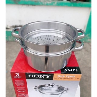 NỒI XỬNG HẤP SONY 2 TẦNG 26CM