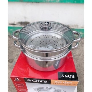 NỒI XỬNG HẤP SONY 2 TẦNG 26CM