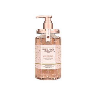 Sữa tắm Weilaiya trắng da cánh hoa hồng Damask 450ml