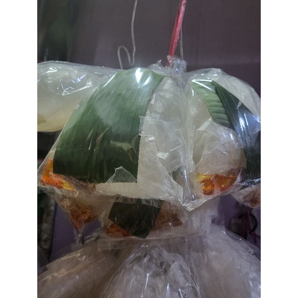 Bánh tráng lá chuối sate tỏi