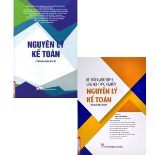 Sách - combo nguyên lý kế toán + hệ thống bài tập & câu hỏi trắc nghiệm nguyên lý kế toán