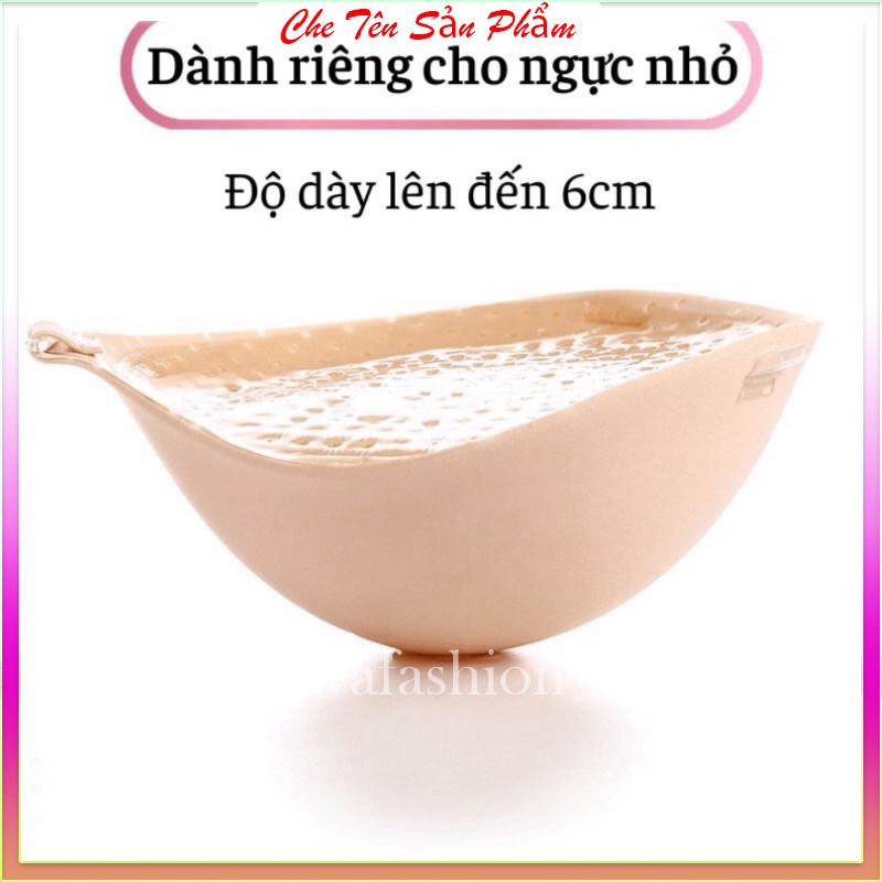 Tặng kèm dây trong - Áo dán nâng ngực đệm dày 6cm, áo cài trước tạo khe siêu nâng p41