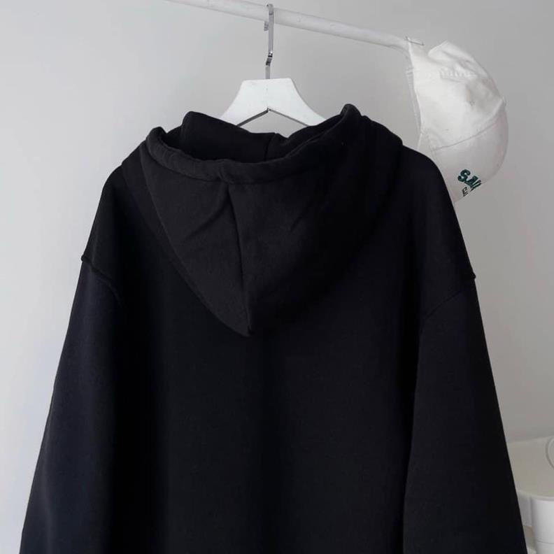 Áo Khoác Nỉ Bông Logo W.Z.S Tay Phồng Hàn Quốc Đẹp ❤ Áo Khoác Unisex Logo Mũ 2 Lớp