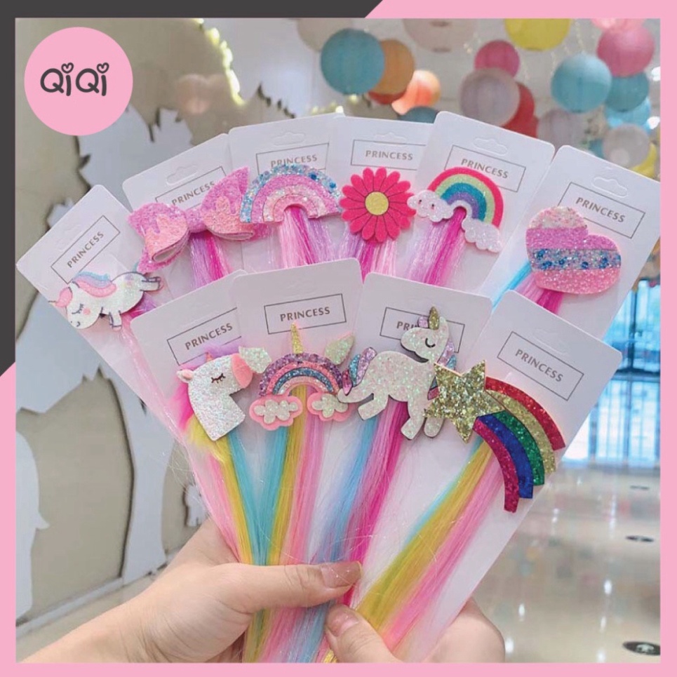 Kẹp tóc bé gái - Kẹp line tóc thẳng HÌNH nhiều màu xinh xắn dành riêng cho bé gái Top1Kids - top1wow_08399