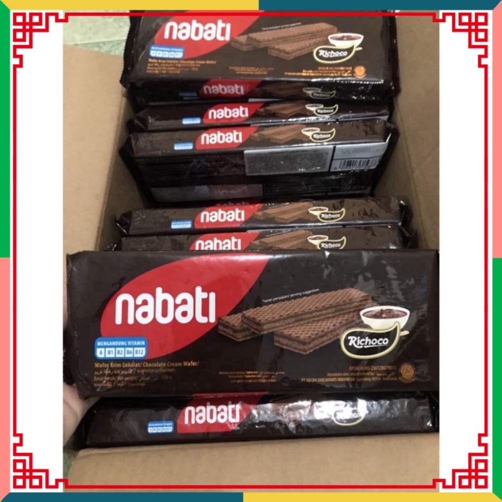 Bánh kem xốp Nabati Phô Mai/Socola 110g  taphoatoanngocc Shop Bố Ớt