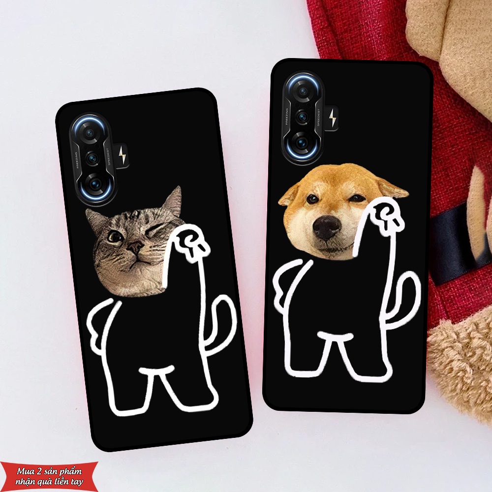 Ốp lưng Xiaomi K40 Gaming / K40 in hình chó mèo siêu ngầu