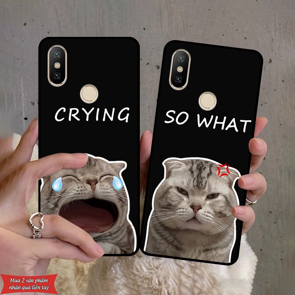 Ốp lưng Xiaomi Mi A2 / Mi 6x in hình chó mèo siêu ngầu