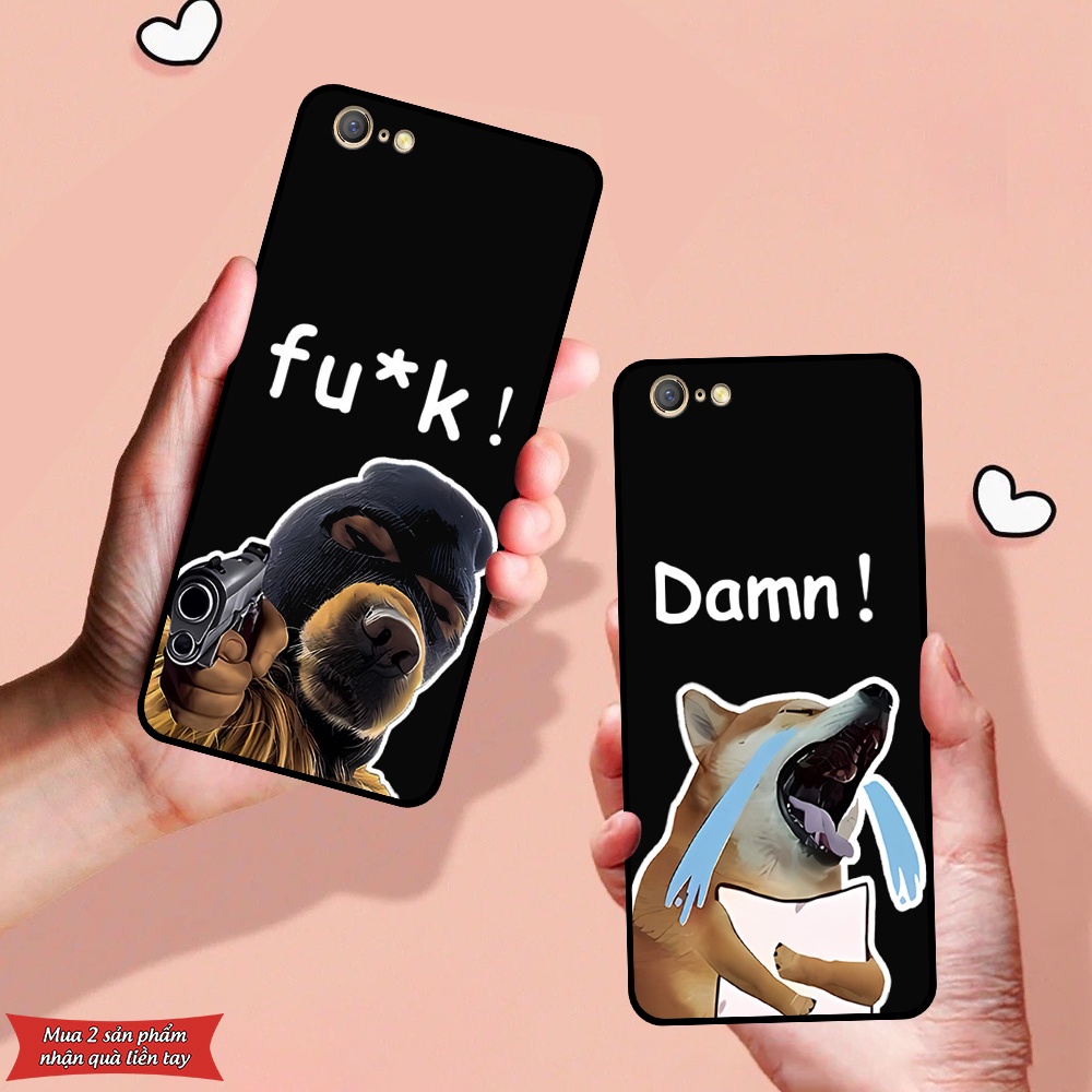 Ốp lưng Oppo A39 / A57 / A71 / F3 Lite in hình chó mèo siêu ngầu