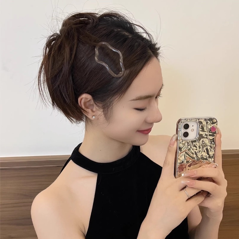 Kẹp tóc mái hình đám mây nhiều màu