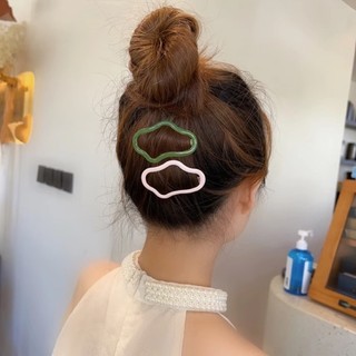 Sét 2 Kẹp tóc mái hình đám mây nhiều màu
