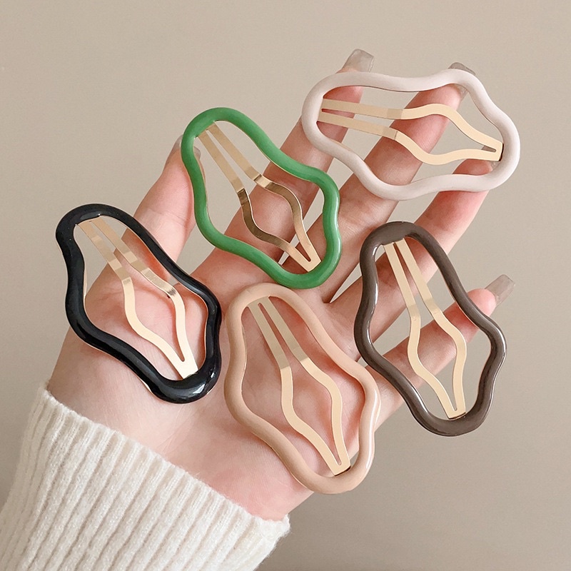 Kẹp tóc mái hình đám mây nhiều màu