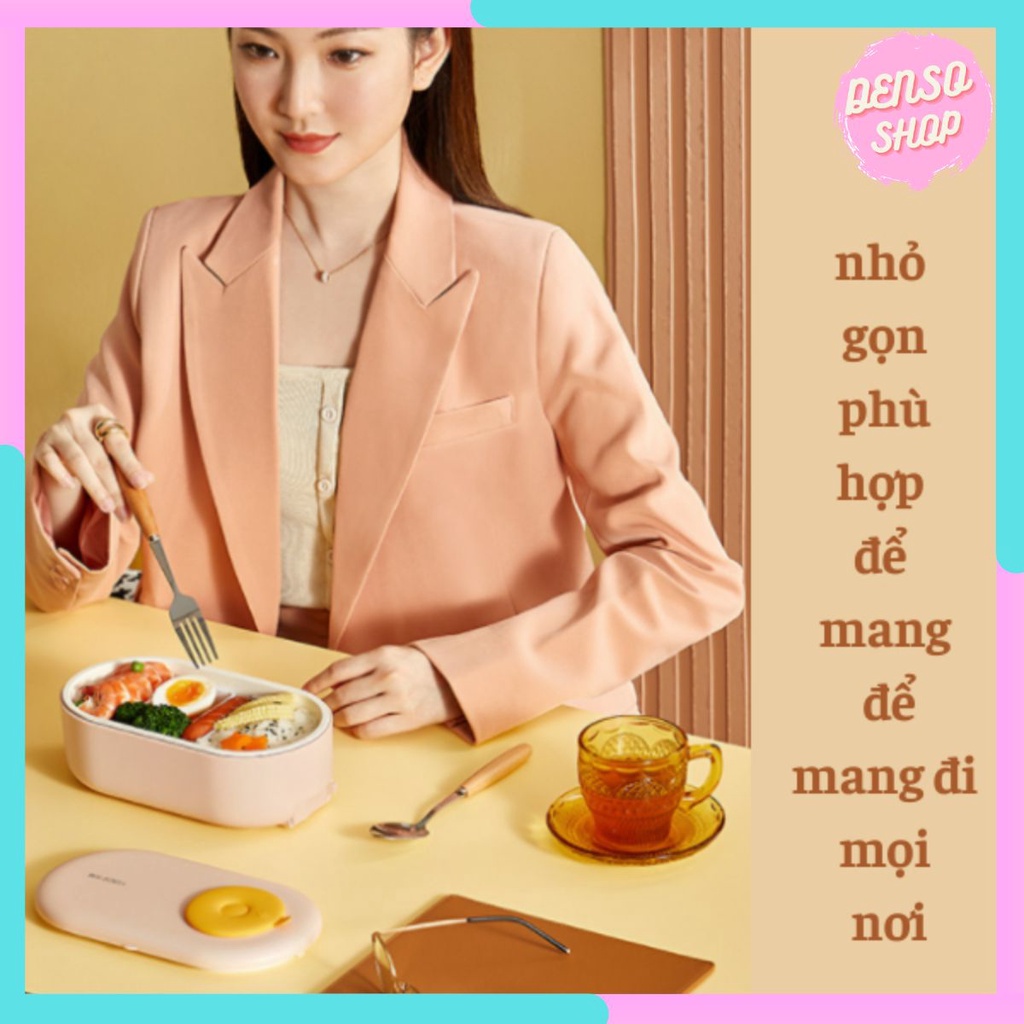 Hộp cơm cắm điện Yoice Y-BDH1, 750ml, inox 304, nấu chín cơm, hâm nóng, giữ nhiệt, hộp cơm văn phòng, cặp lồng điện