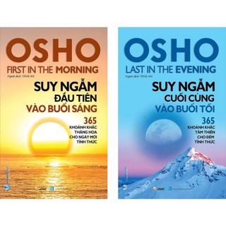 Sách combo osho suy ngẫm đầu tiên vào buổi sáng + suy ngẫm cuối cùng vào buổi tối ( vl2