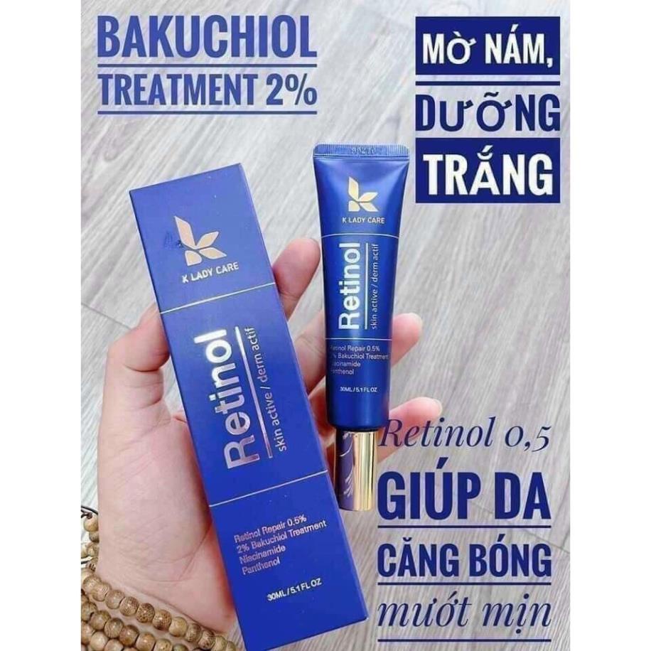 Kem dưỡng Retinol K Lady Care 30ml,Giảm mụn, kiểm soát dầu nhờn, cấp ẩm, làm mờ thâm nám | BigBuy360 - bigbuy360.vn