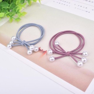 Dây buộc tóc, dây cột tóc đính 6 hạt xinh xắn