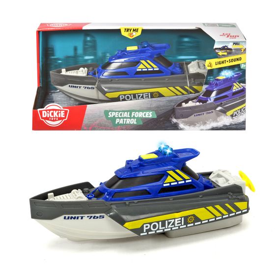 Đồ Chơi Cano Cảnh Sát DICKIE TOYS Special Forces Patrol 203714010038 - Simba Toys Vietnam