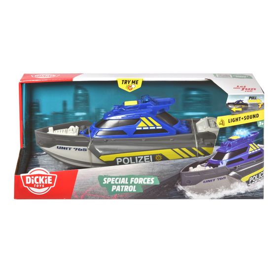 Đồ Chơi Cano Cảnh Sát DICKIE TOYS Special Forces Patrol 203714010038 - Simba Toys Vietnam