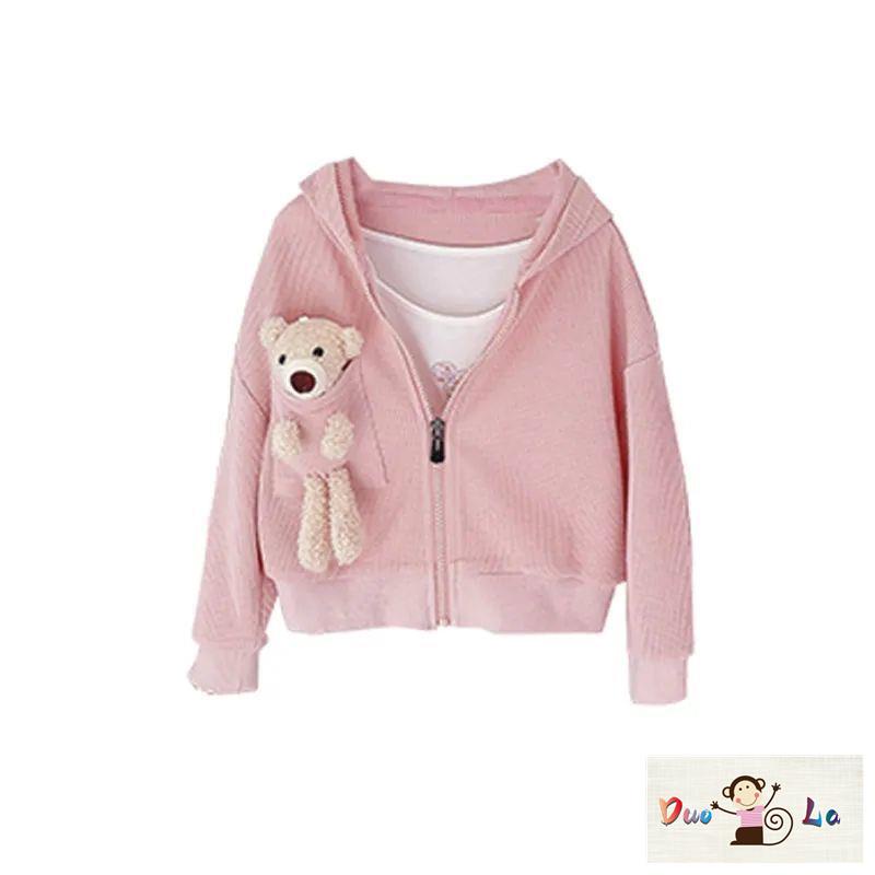 Doula ~ Bộ Đồ Thể Thao Hai Mảnh Cỡ Vừa Và Lớn Phong Cách Phương Tây Hợp Thời Trang Xuân Thu Cho Bé Gái