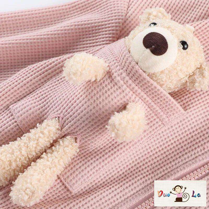 Doula ~ Bộ Đồ Thể Thao Hai Mảnh Cỡ Vừa Và Lớn Phong Cách Phương Tây Hợp Thời Trang Xuân Thu Cho Bé Gái