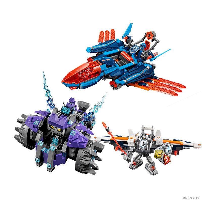 Tương thích với Lego Khối xây dựng Trung Quốc dành cho trẻ em Hiệp sĩ tương lai Lắp ráp 6-7 Bé trai 8 Đồ chơi Đồ chơi gi