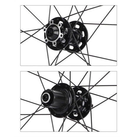 Vành xe đạp Carbon Meroca 50mm QR phanh đĩa 100*135mm